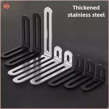 Mã góc thép không gỉ điều chỉnh 90° - Đầu nối kệ chữ L cố định, giá chỉ 43.340₫ 8