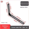 Mã góc thép không gỉ điều chỉnh 90° - Đầu nối kệ chữ L cố định, giá chỉ 43.340₫ 9