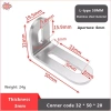 Mã góc thép không gỉ điều chỉnh 90° - Đầu nối kệ chữ L cố định, giá chỉ 43.340₫ 10