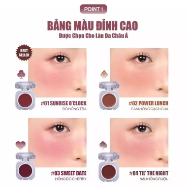 Má Hồng Glamrr Q Mịn Lì 1.8g - Son Môi & Kem Mellow Touch Bền Màu, Giá 225.000₫ 3 Má Hồng Glamrr Q Mịn Lì 1.8g - Son Môi & Kem Mellow Touch Bền Màu, Giá 225.000₫ 3