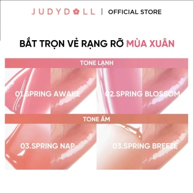 Má Hồng Kem 3in1 JUDYDOLL - Tông Tự Nhiên, Mịn Mượt, Lâu Trôi, Giá Chỉ 125.500₫ 7 Má Hồng Kem 3in1 JUDYDOLL - Tông Tự Nhiên, Mịn Mượt, Lâu Trôi, Giá Chỉ 125.500₫ 7