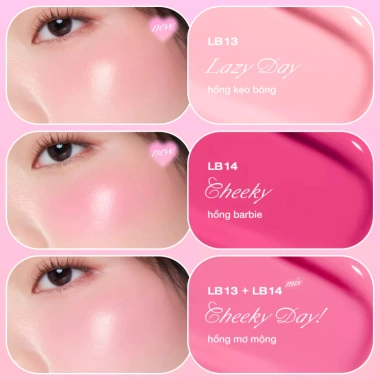 Má Hồng Kem OFÉLIA Lolli Liquid Blush 4.6g - Màu Tự Nhiên, Lỏng Mịn, Giá Giảm 213.200 VND