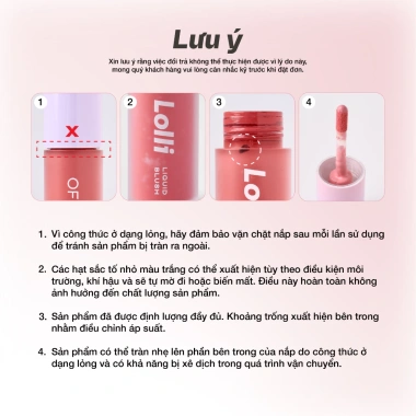 Má Hồng Kem OFÉLIA Lolli Liquid Blush 4.6g - Màu Tự Nhiên, Lỏng Mịn, Giá Giảm 213.200 VND