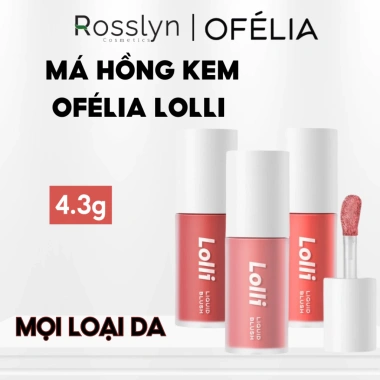 Má Hồng Kem OFÉLIA Mỏng Nhẹ, Mềm Mịn, Lâu Trôi - Giá Ưu Đãi 207.000 VND 3 Má Hồng Kem OFÉLIA Mỏng Nhẹ, Mềm Mịn, Lâu Trôi - Giá Ưu Đãi 207.000 VND 3