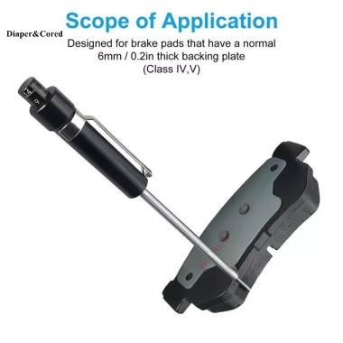 Má Phanh Xe Đo 6mm (0.2 inch) Bút Thước Đánh Giá Chính Xác - Giảm Giá Đến 23% 5