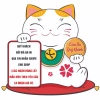 Mã QR Code Mèo Thần Tài Để Bàn - Phong Thủy May Mắn, Giá Ưu Đãi 30.000 VND