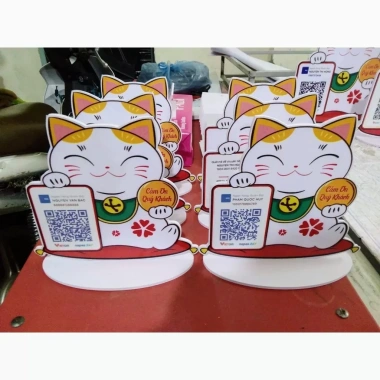 Mã QR Code Mèo Thần Tài Để Bàn - Phong Thủy May Mắn, Giá Ưu Đãi 30.000 VND 3 Mã QR Code Mèo Thần Tài Để Bàn - Phong Thủy May Mắn, Giá Ưu Đãi 30.000 VND 3