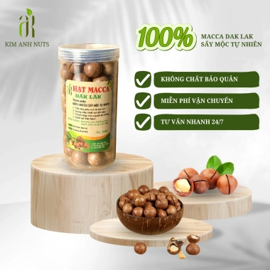 Macca Đak Lak Sấy Lạnh 1kg (2 túi/hũ) - Hạt dinh dưỡng Kim Anh Nuts, Giá ưu đãi 260.000₫ 2 Macca Đak Lak Sấy Lạnh 1kg (2 túi/hũ) - Hạt dinh dưỡng Kim Anh Nuts, Giá ưu đãi 260.000₫ 2