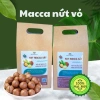 Macca sấy nứt vỏ 100% tự nhiên loại 1 - Không mùi hôi dầu, kèm túi xách Kraft