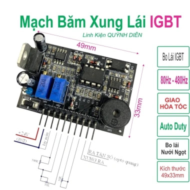 Mạch băm xung lái IGBT UC383 4-6 chế độ PIC - thay thế, linhkienquynhdien 2