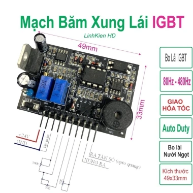 Mạch băm xung lái IGBT UC383 4-6 chế độ PIC - thay thế, linhkienquynhdien 3
