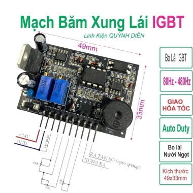 Mạch băm xung lái IGBT UC383 4-6 chế độ PIC - thay thế, linhkienquynhdien 9