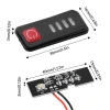Mạch Chỉ Báo Pin 5S 18-21V màn hình - Vỏ pin cho máy khoan & siết bulong