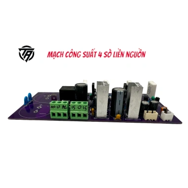 Mạch công suất 4 sò liền nguồn VI sai kép 1 kênh - Giá ưu đãi 205.511 VND 2
