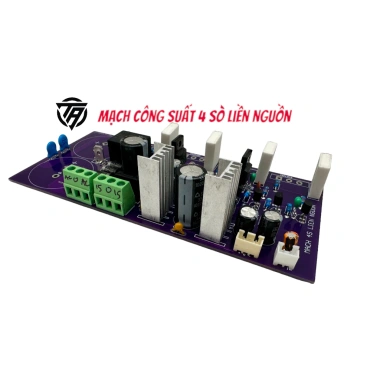 Mạch công suất 4 sò liền nguồn VI sai kép 1 kênh - Giá ưu đãi 205.511 VND 3
