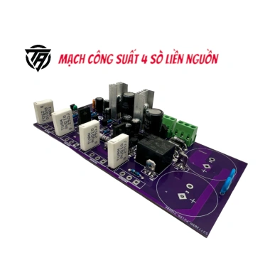 Mạch công suất 4 sò liền nguồn VI sai kép 1 kênh - Giá ưu đãi 205.511 VND 4