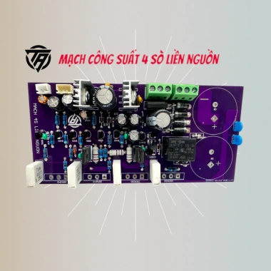 Mạch công suất 4 sò liền nguồn VI sai kép 1 kênh - Giá ưu đãi 205.511 VND 5