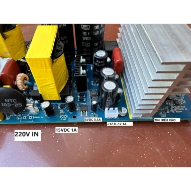 Mạch công suất liền nguồn 12V/220V 1.400W - Tiết kiệm, giá chỉ 2.18 triệu