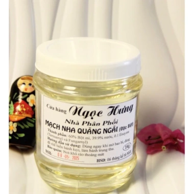 Mạch nha Quảng Ngãi 1kg - Nguyên liệu làm kẹo, sên mứt dứa, giá ưu đãi 45.000đ