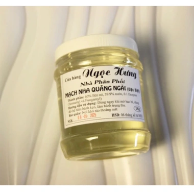 Mạch nha Quảng Ngãi 1kg - Nguyên liệu làm kẹo, sên mứt dứa, giá ưu đãi 45.000đ