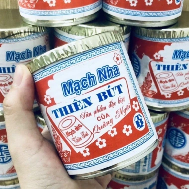 Mạch Nha Vàng Quảng Ngãi 1 Lon 400g - Đặc Sản Nếp, Giá ưu đãi 38.000₫
