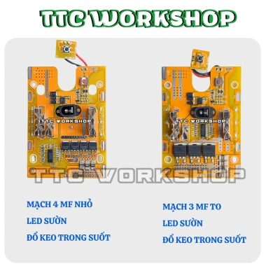 Mạch pin 5s 21V 18.650 - LED mới, hỗ trợ 5‑20 cell, chân pin chuẩn, chịu tải cao, giá ưu đãi 59.340₫ 3