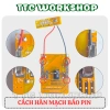 Mạch pin 5s 21V 3 MOSFET bảo vệ sạc xả, đèn báo đầy, tự ngắt 2
