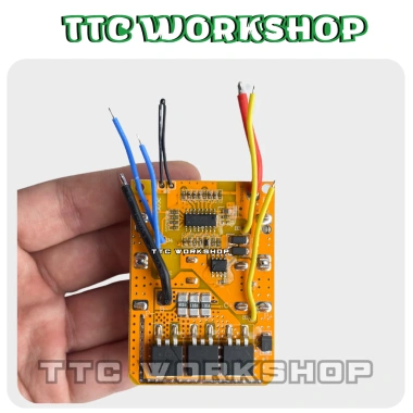 Mạch pin 5s 21V 3 MOSFET bảo vệ sạc xả, đèn báo đầy, tự ngắt 7 Mạch pin 5s 21V 3 MOSFET bảo vệ sạc xả, đèn báo đầy, tự ngắt 7