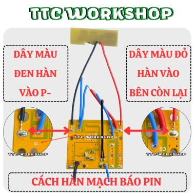 Mạch pin 5s 21V - Sạc 18.650, chịu tải cao, công suất lớn, ưu đãi 42.000đ 2 Mạch pin 5s 21V - Sạc 18.650, chịu tải cao, công suất lớn, ưu đãi 42.000đ 2