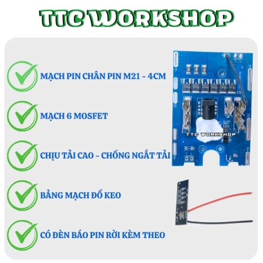 Mạch pin 5s 21V sạc 18.650 cho 5-20 cell, chịu tải cao, chỉ 64.600 VND 4