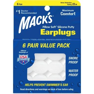 Mack's Earplugs Silicone 6 Cặp - Nút Bịt Tai Chống Nước, Chống Ồn, Giá 339.000₫ 2