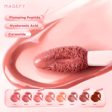 MAGEFY Son bóng dạng gương L02 Không bết dính, lâu trôi, không lem, giá 104.000đ