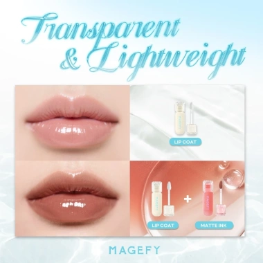 MAGEFY Son Bóng Trong Suốt Transfer-Proof Hiệu Ứng Gương 3D Căng Mọng - 93.000₫