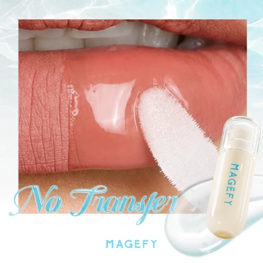 MAGEFY Son Bóng Trong Suốt Transfer-Proof Hiệu Ứng Gương 3D Căng Mọng - 93.000₫