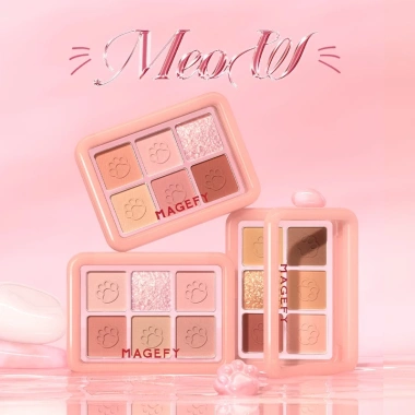 MAGEFY Son Tint Bóng Nước và Phấn Mắt 6 Ô Lì Nhũ Combo Trang Điểm Tự Nhiên Lâu Trôi Giá 222.000
