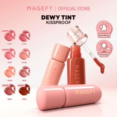 MAGEFY Son Tint Watery Glow - Mặt Gương, Dưỡng Ẩm 12h, Không Dính Cốc, 65.450₫
