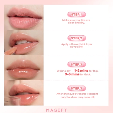 MAGEFY Son Tint Watery Glow - Mặt Gương, Dưỡng Ẩm 12h, Không Dính Cốc, 65.450₫ 7 MAGEFY Son Tint Watery Glow - Mặt Gương, Dưỡng Ẩm 12h, Không Dính Cốc, 65.450₫ 7