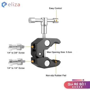 Magic Arm Khớp Nối Đa Năng 7-11-20 inch + Kẹp Hình Càng Cua - Giá chỉ 86.240 VND