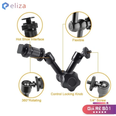 Magic Arm Khớp Nối Đa Năng 7-11-20 inch + Kẹp Hình Càng Cua - Giá chỉ 86.240 VND