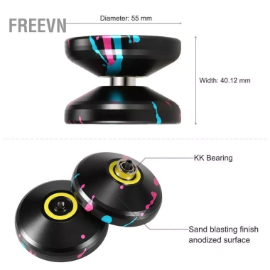 Magic Yoyo V3 CNC – Yo‑yo kim nhôm tốc độ cao, không phản hồi, dây quay cho bé