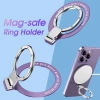 Magsafe 2in1 Magnetic Ring Giá đỡ gấp xoay đa năng cho điện thoại, nam châm mạnh, giảm giá 17% 2