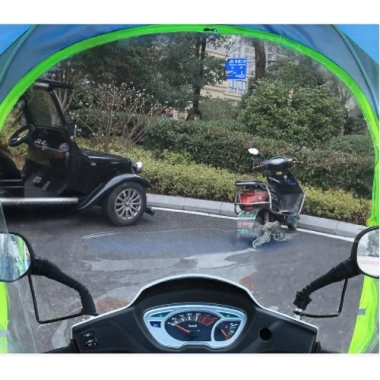 Mái che xe máy di động áo mưa thời trang, chống mưa nắng, mở linh động khóa kéo 239.000₫ 3