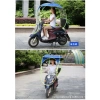 Mái che xe máy di động áo mưa thời trang, chống mưa nắng, mở linh động khóa kéo 239.000₫ 5