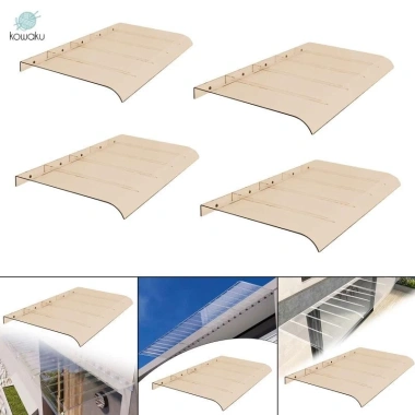 Mái hiên cửa sổ Tán cửa chịu thời tiết, chống nắng và va đập ban công, sân vườn – 326.700₫