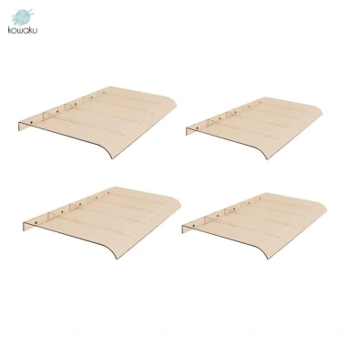 Mái hiên cửa sổ Tán cửa chịu thời tiết, chống nắng và va đập ban công, sân vườn – 326.700₫