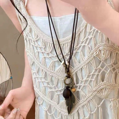 Maille Feather Star Rope Vòng cổ nữ dài chuỗi xương đòn, chỉ 41.800₫, giao hàng địa phương
