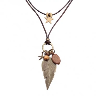 Maille Feather Star Rope Vòng cổ nữ dài chuỗi xương đòn, chỉ 41.800₫, giao hàng địa phương