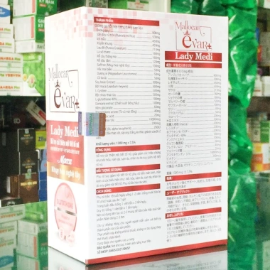 Mallocar Evar+ Lady Medi - Hỗ trợ nội tiết tố nữ, 30 viên, giảm còn 328k