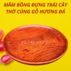 Mâm bồng đĩa gỗ hương đá nghệ thuật thờ cúng - Đựng trái cây sang trọng, tinh xảo - Giá ưu đãi 296.000 VND