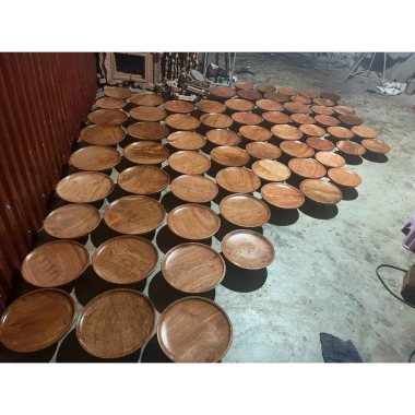 Mâm bồng đĩa gỗ hương đá nghệ thuật thờ cúng - Đựng trái cây sang trọng, tinh xảo - Giá ưu đãi 296.000 VND 3